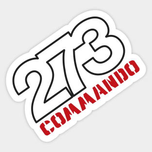 273 Commando V8 - Wedge Sticker